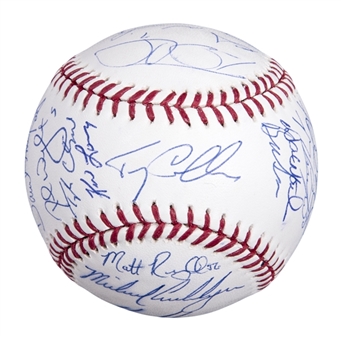 2015 New York Mets National League Champions Team Signed Baseball With 29 Signatures Including Wright, Murphy, deGrom and Granderson (PSA/DNA)